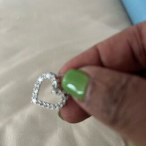 Elegant Silver Heart Pendant